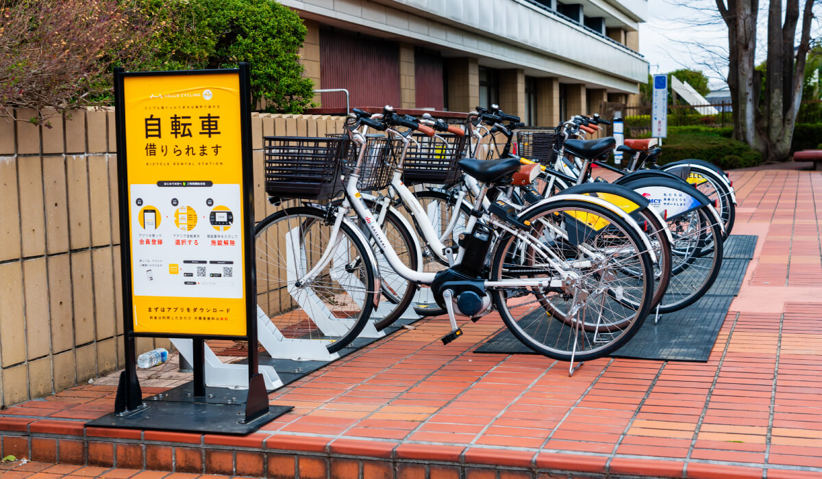 シェアサイクルとレンタサイクルの違い